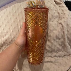 Rose Gold 24 Oz Starbucks Tumblr